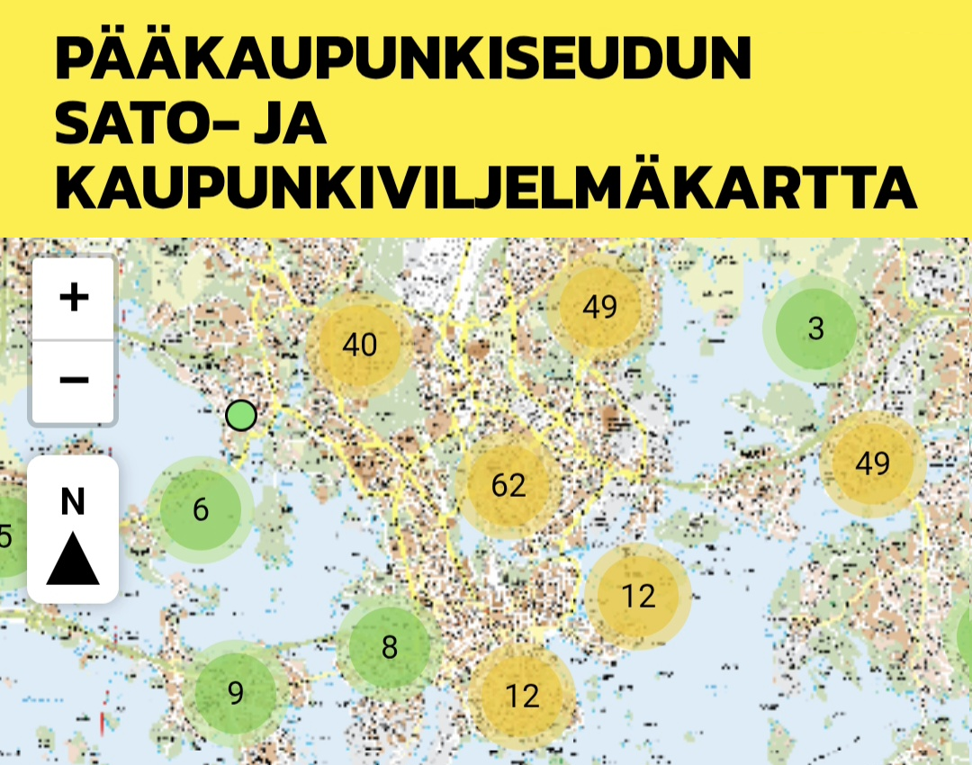 Pääkaupunkiseudun sato- ja kaupunkiviljelmäkartta
